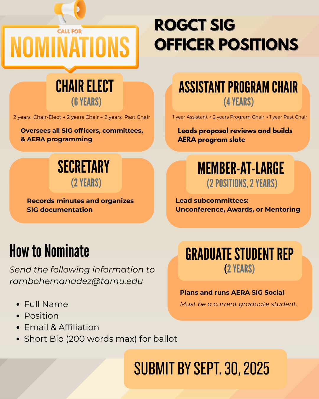 RoGCT Call for nominations
